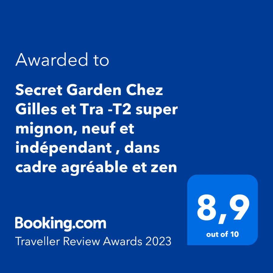 Secret Garden - Chez Gilles Et Tra - Maison D Hote -T2 Super Mignon, Neuf Et Independant , Dans Cadre Agreable Et Zen Valergues Εξωτερικό φωτογραφία